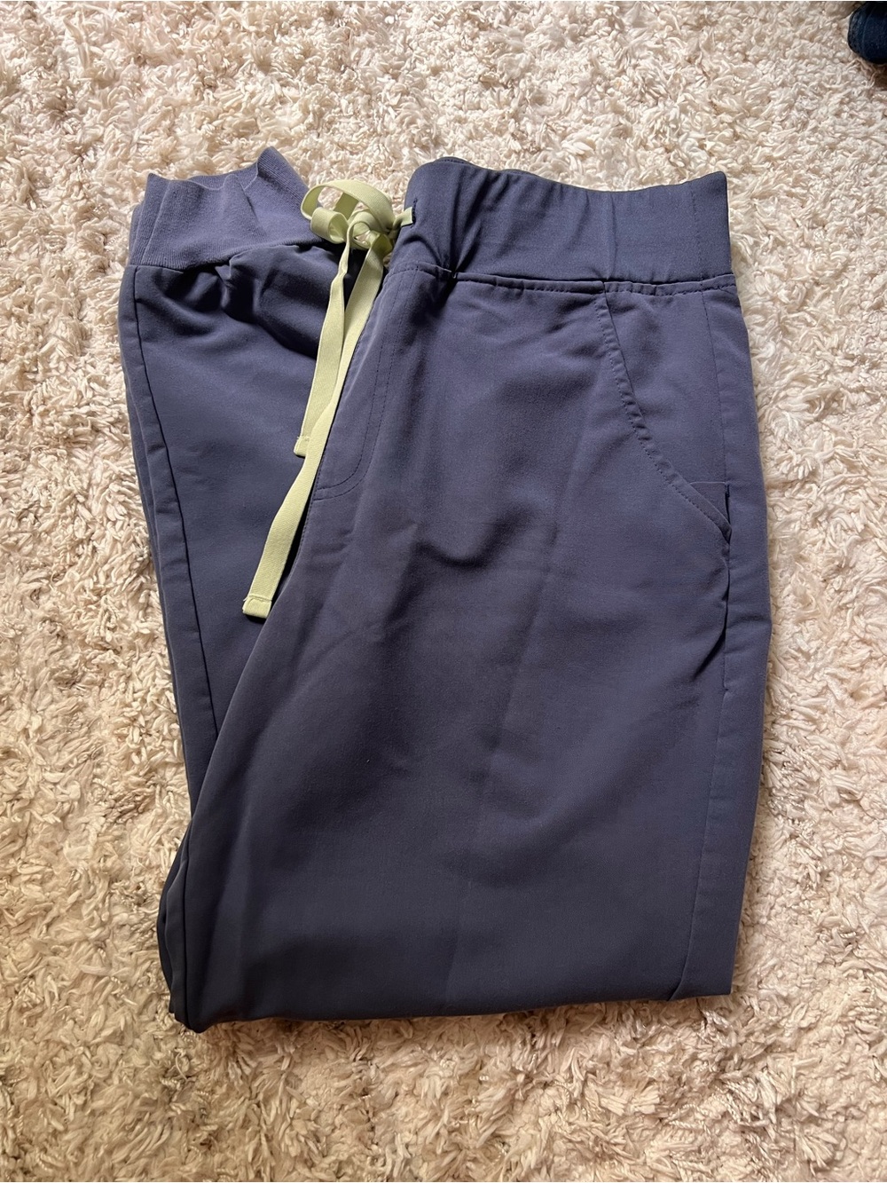 Women's FIGS Jogger Scrub Pants Space Grey Medium Petite